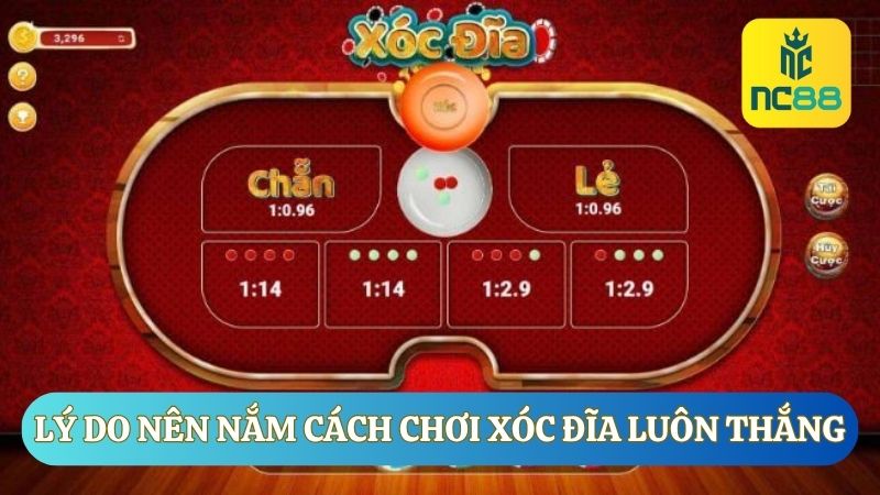 cách chơi xóc đĩa luôn thắng