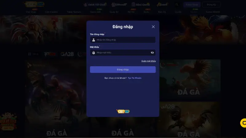 Đăng nhập vào đối tác nhà cái TIN88 rồi kích hoạt để sử dụng